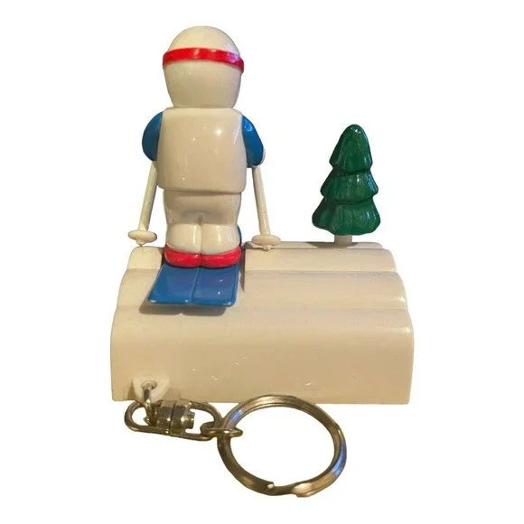 1998 McDonald’s Nagano Olympics SKIING KEYCHAIN PENCIL SHARPENER Japan Exclusive - Picture 3 of 6